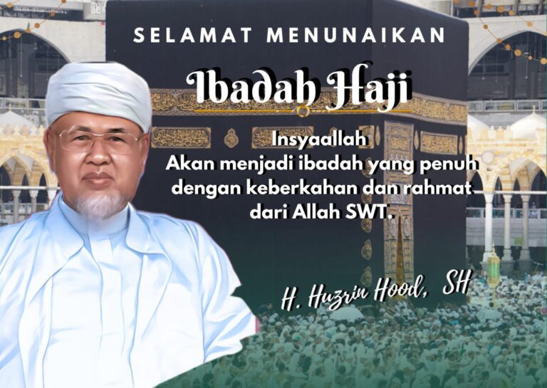 Labbaikallahumma labaika Laa syarakilakalabaik. Selamat menunaikan ibadah haji.