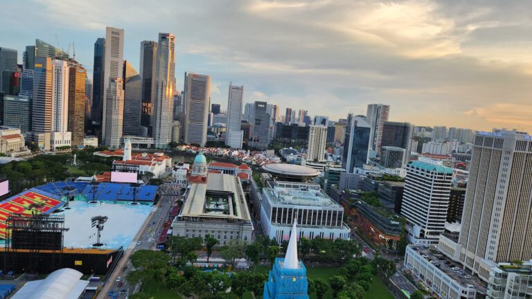 Singapura di Senja Hari