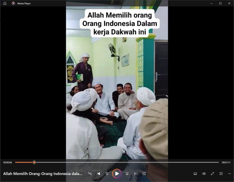 Allah Memilih Orang-Orang Indonesia dalam Kerja Dakwah Ini